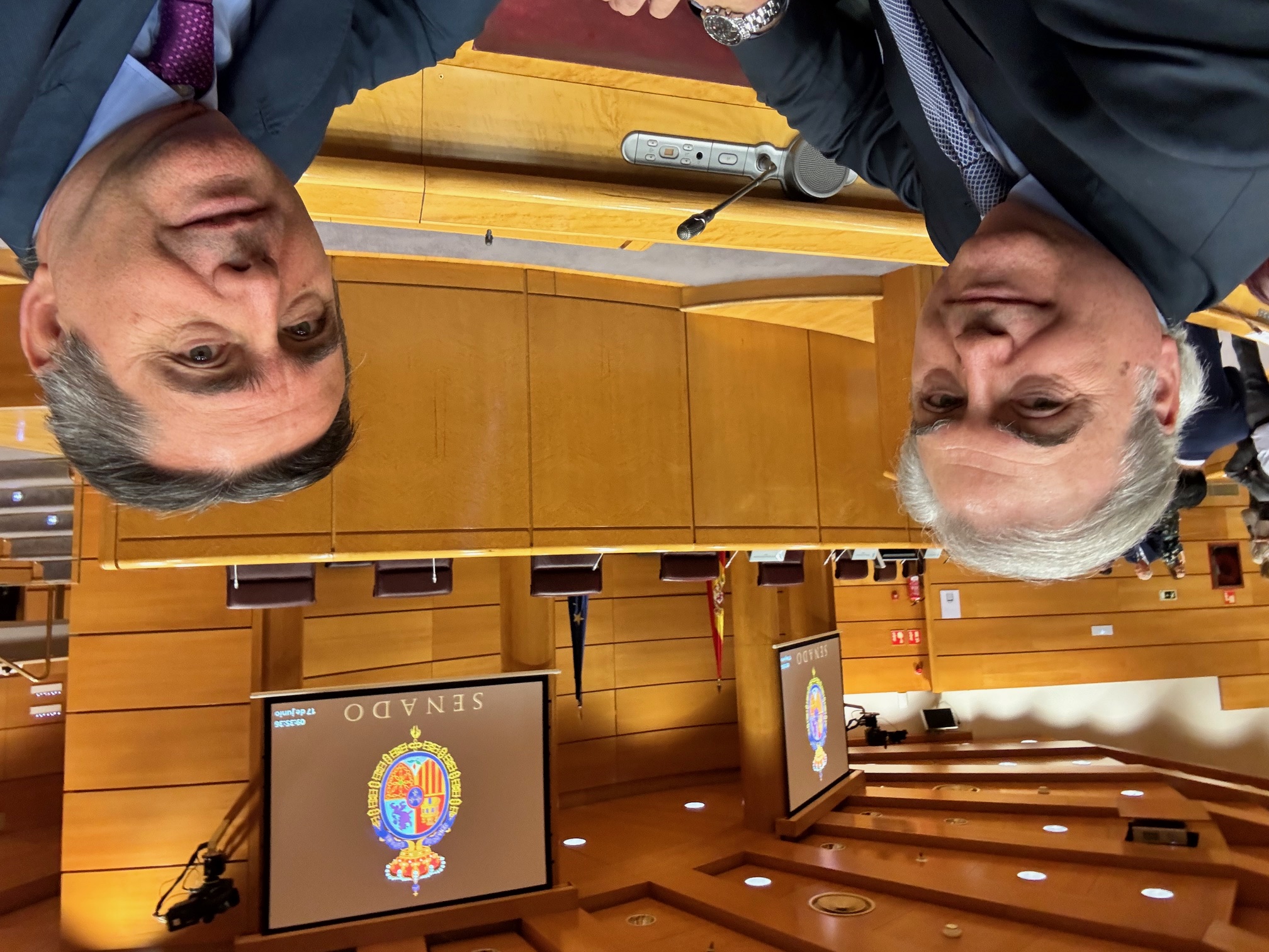 Manuel Martínez y Juan Antonio González participan en el Senado en una jornada sobre salud de la Fundación Economía y Salud